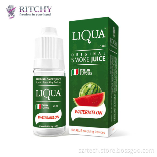 E Liquid for All Smoking Devices From Liqua